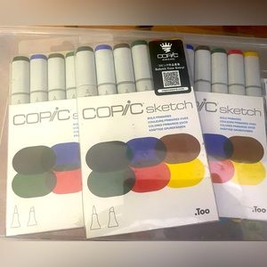 🎨 Copic Sketch Markers by .Too NWT 🎨